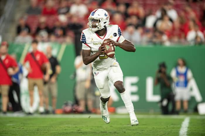 Timmy McClain beats defenders with his arm and his legs